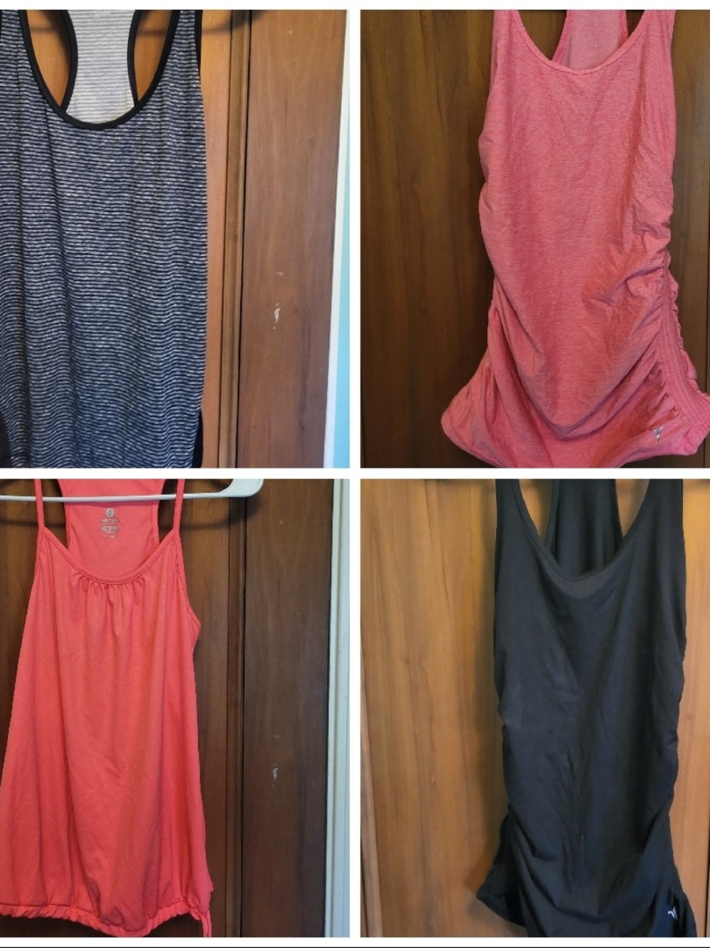 Old Navy Women’s Tank Top Bundle - Pink, Coral, Gray, Black